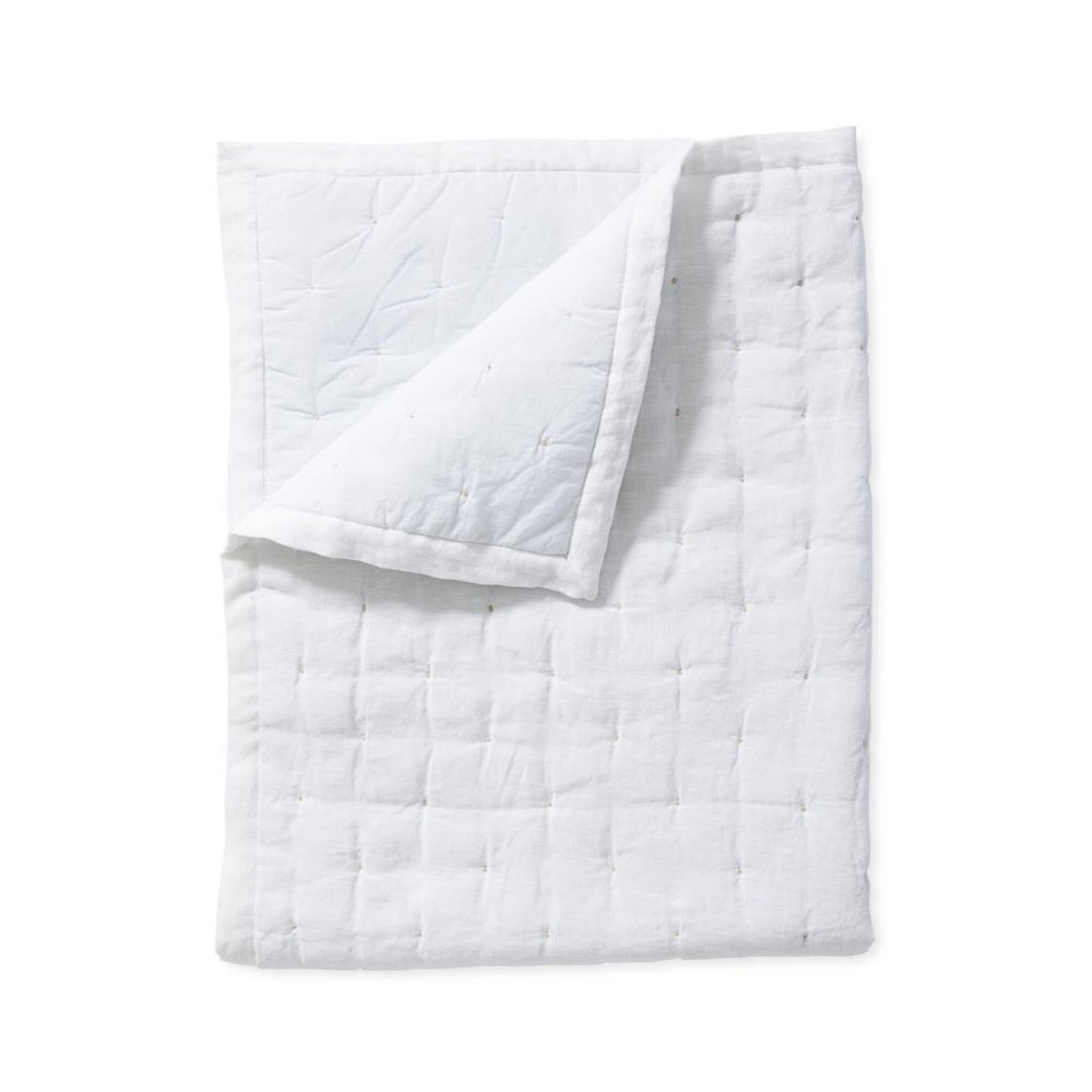NEW Serena & Lily Sutter Mini Quilt-White